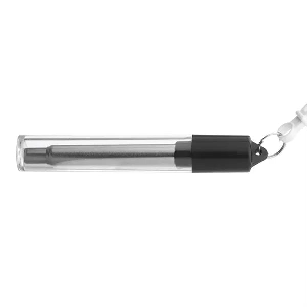 Retractable Straw with Case and Brush