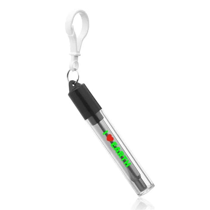 Retractable Straw with Case and Brush