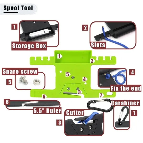 Spool Tool Paracord Organizer