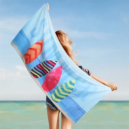Dye-Sublimation Velour Beach Towel ( 32'' x 70'' )