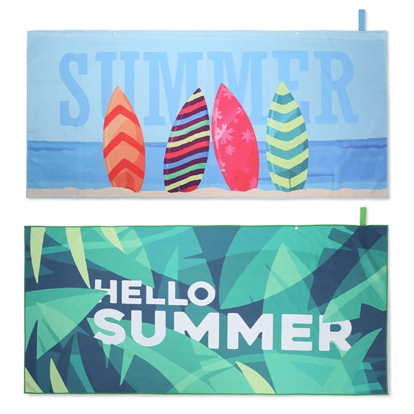 Dye-Sublimation Velour Beach Towel ( 32'' x 70'' )