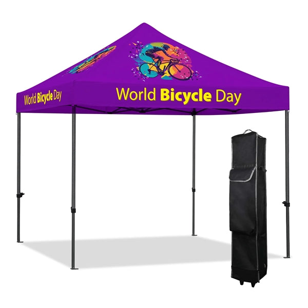 10'X10' Commercial Grade Pop Up Tent Kit W/ Dye Sublimation