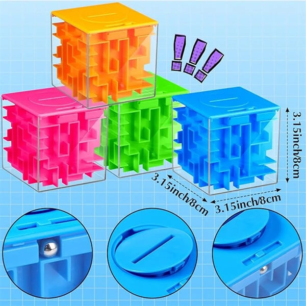 Brain Game Educational Toy Maze Puzzle Cubes