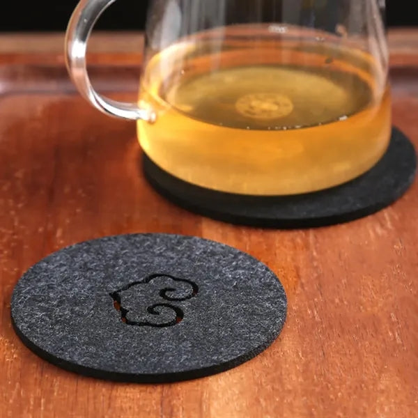 Round Felt Absorbent Coaster