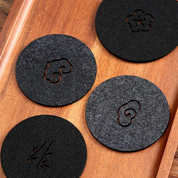 Round Felt Absorbent Coaster