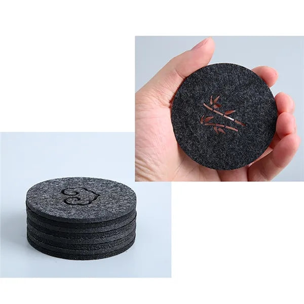 Round Felt Absorbent Coaster