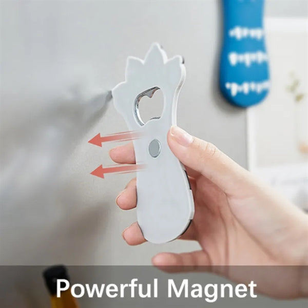 Bear Paw Bottle Opener Magnet