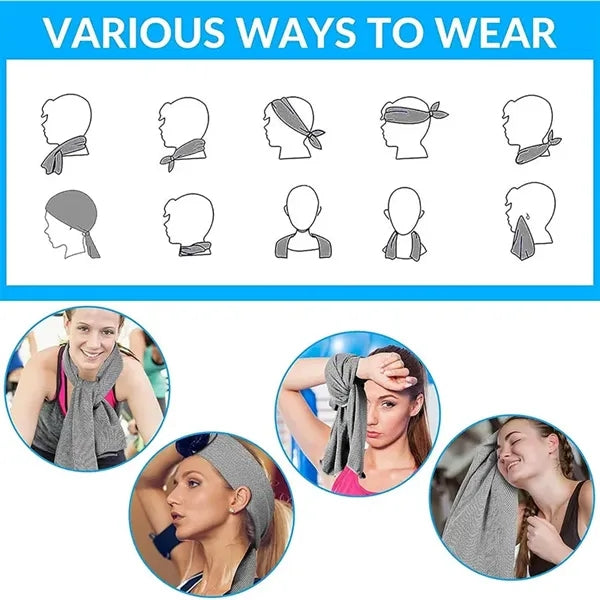 Custom Beach Quick Drying Sports Towel Headband