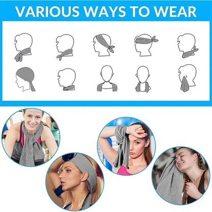 Custom Beach Quick Drying Sports Towel Headband