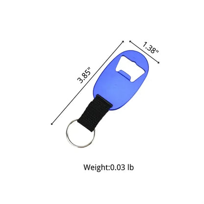 Egg-shaped Beer Bottle Opener Key Chain