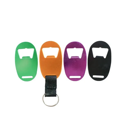 Egg-shaped Beer Bottle Opener Key Chain