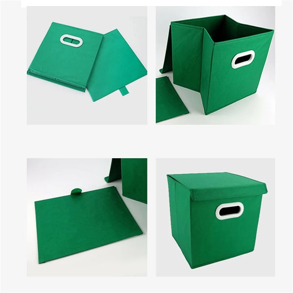 Foldable Non-Woven Cloth Fabric Organizer Storage Cube