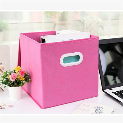 Foldable Non-Woven Cloth Fabric Organizer Storage Cube