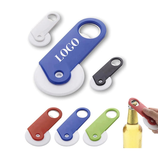 Multifunction Plastic Kitchen Pizza Cutter And Bottle Opener