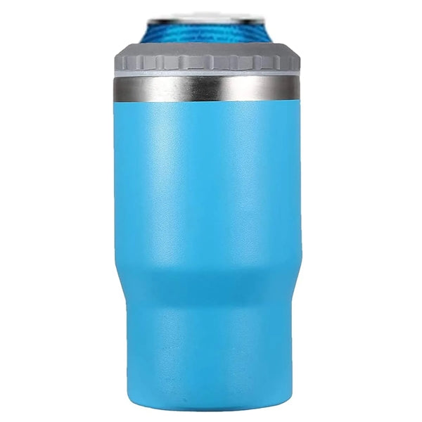 14 Oz Two Way Lid Can Cooler Tumbler Insulated Bottle Holder