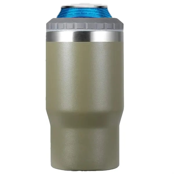 14 Oz Two Way Lid Can Cooler Tumbler Insulated Bottle Holder