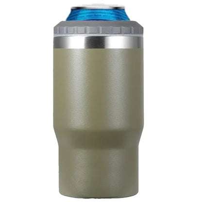 14 Oz Two Way Lid Can Cooler Tumbler Insulated Bottle Holder