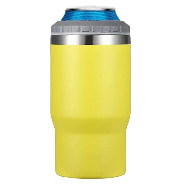 14 Oz Two Way Lid Can Cooler Tumbler Insulated Bottle Holder