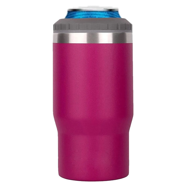 14 Oz Two Way Lid Can Cooler Tumbler Insulated Bottle Holder