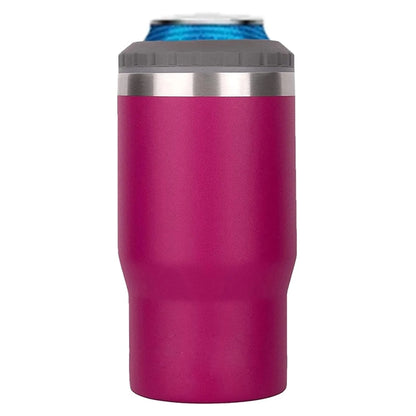 14 Oz Two Way Lid Can Cooler Tumbler Insulated Bottle Holder