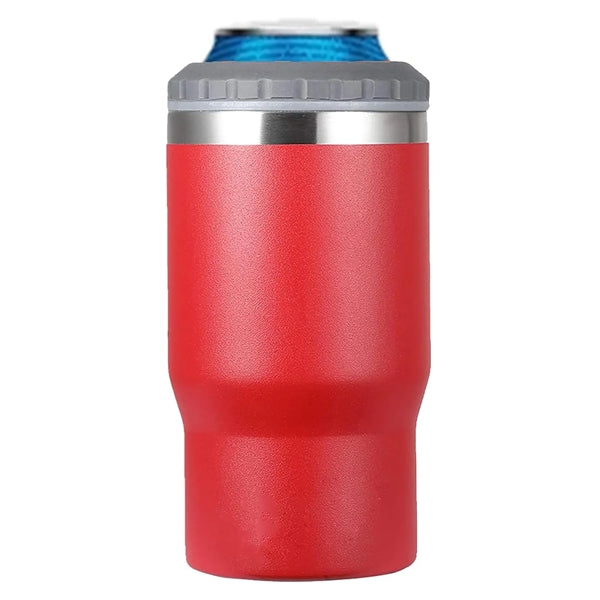 14 Oz Two Way Lid Can Cooler Tumbler Insulated Bottle Holder