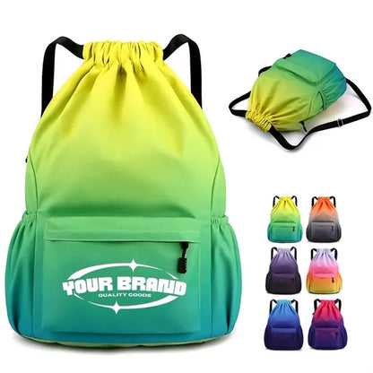 Waterproof Lightweight Sports Gym Drawstring Backpack