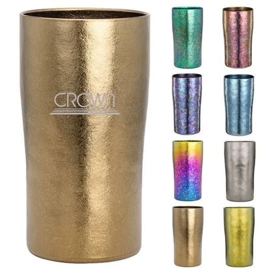 Outdoor Titanium Double-layer Beer Cup