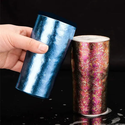 Outdoor Titanium Double-layer Beer Cup