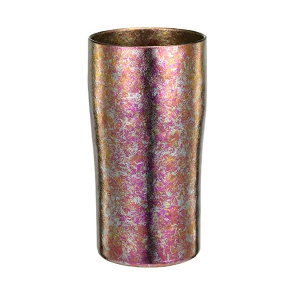 Outdoor Titanium Double-layer Beer Cup