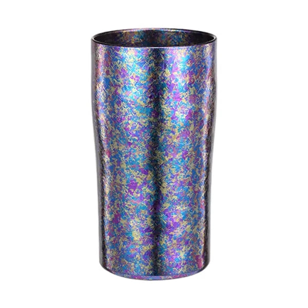 Outdoor Titanium Double-layer Beer Cup