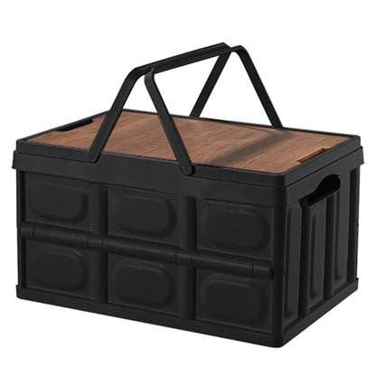 Large Capacity Foldable Storage Box with Handle