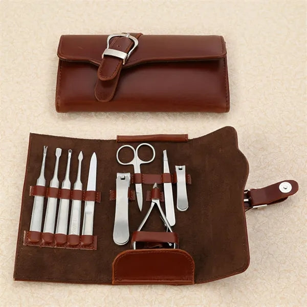 Stainless Steel 10 In 1 Manicure Set