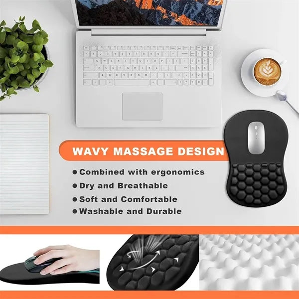 Ergonomic Mouse Pad with Wrist Support