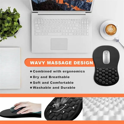 Ergonomic Mouse Pad with Wrist Support