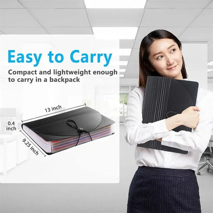 Portable Accordion File Organizer