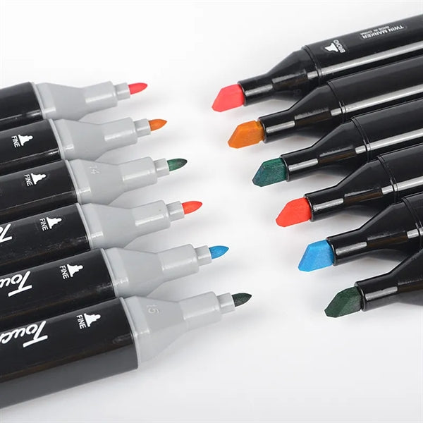 24 Color Alcohol Based Markers Set