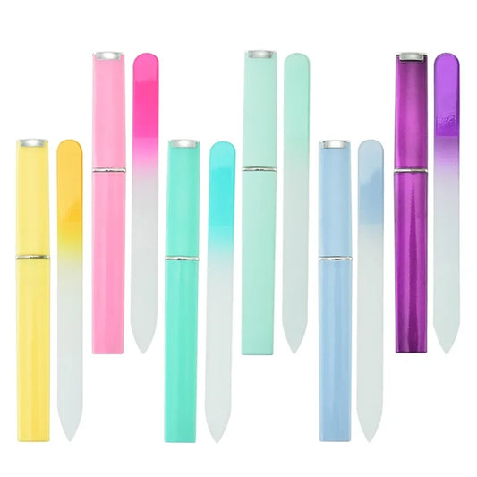 Glass Nail File with Case