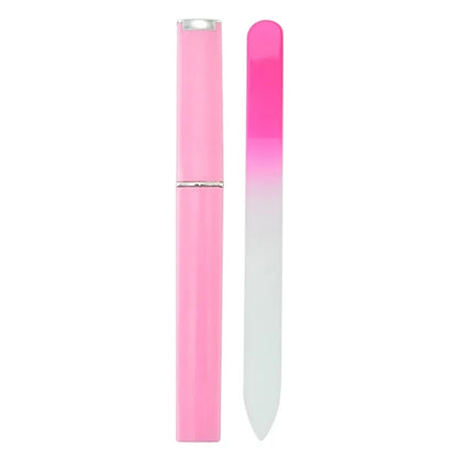Glass Nail File with Case