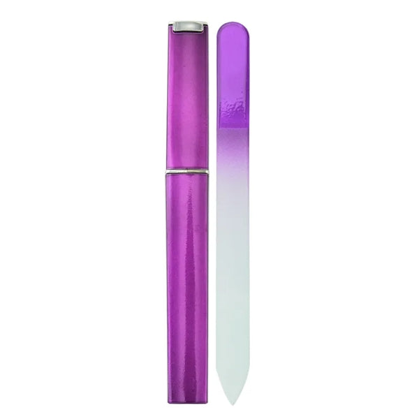 Glass Nail File with Case