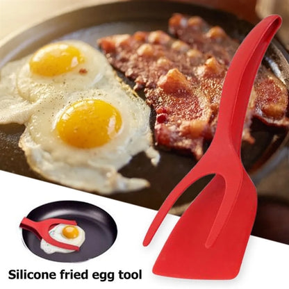 2 In 1 Grip And Flip Spatula Tongs