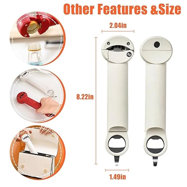 Multifunctional Retractable Bottle Opener,