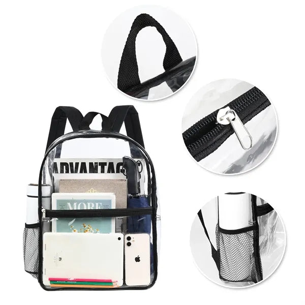 Heavy Duty Multi-Function PVC Transparent Backpack