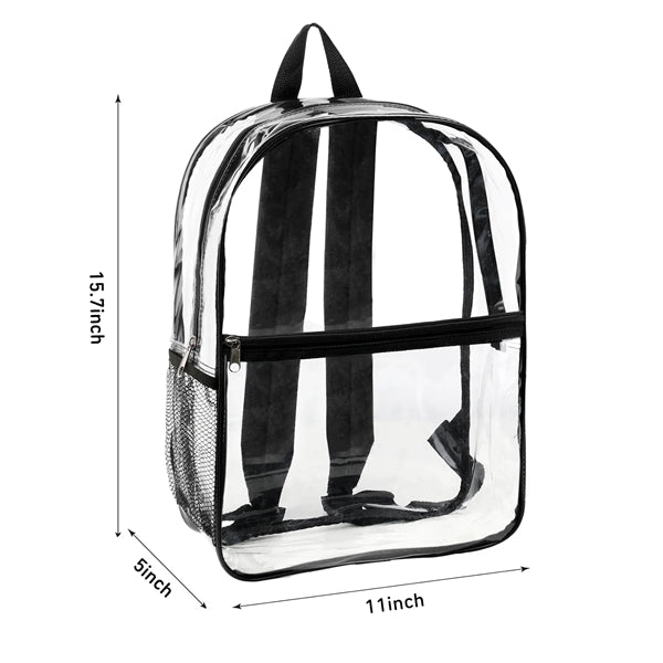 Heavy Duty Multi-Function PVC Transparent Backpack