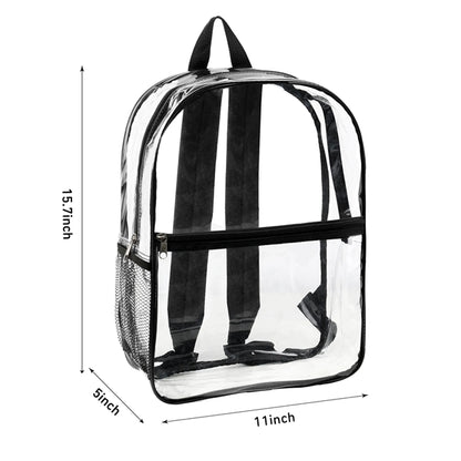 Heavy Duty Multi-Function PVC Transparent Backpack