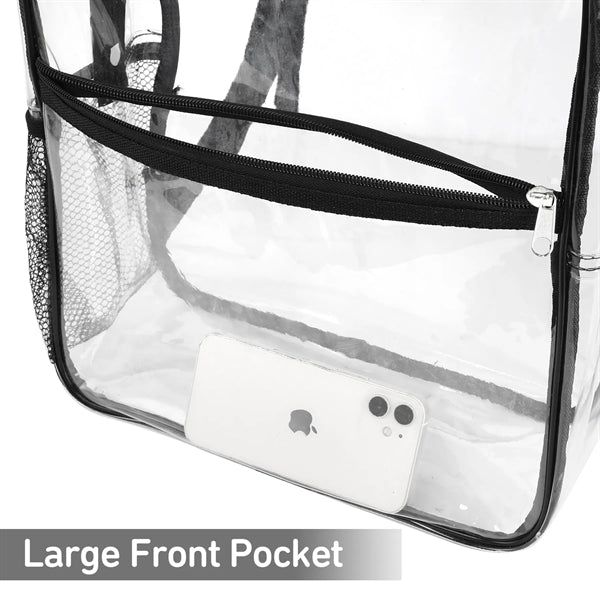 Heavy Duty Multi-Function PVC Transparent Backpack