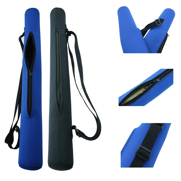 6-Can Insulated Golf Beer Cooler Sleeve with Strap