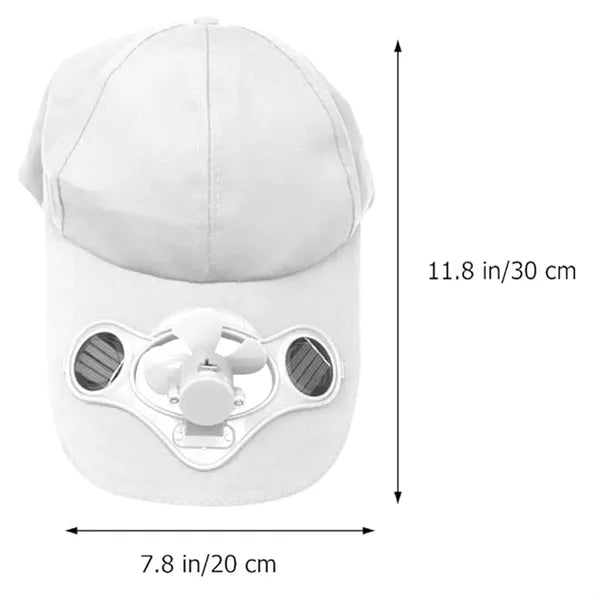 Solar Fan Baseball Cap