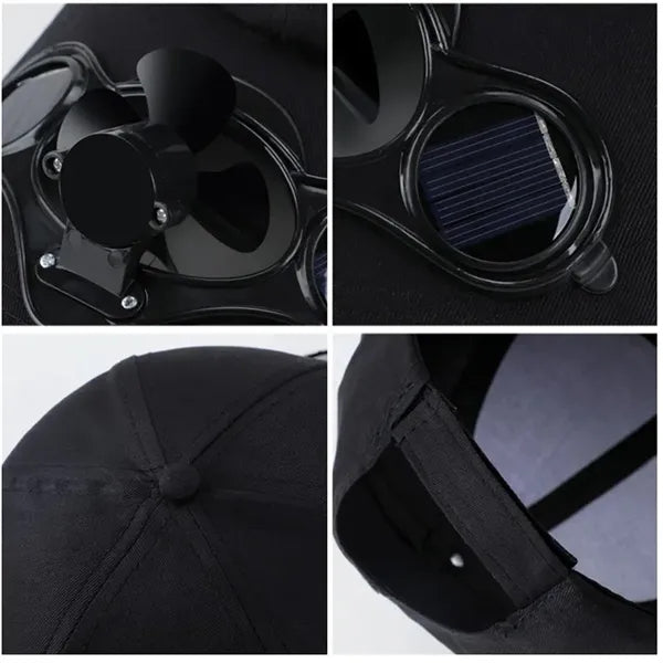 Solar Fan Baseball Cap