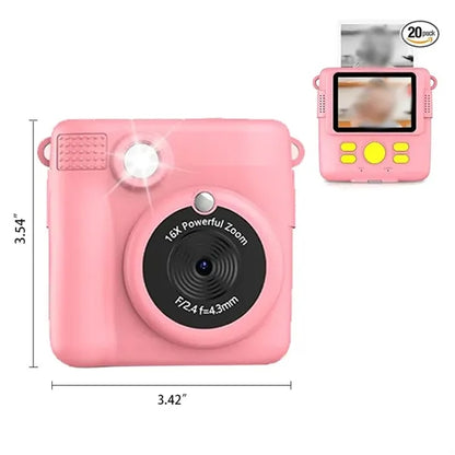 Instant Photo Print Camera for Kids with Thermal Paper
