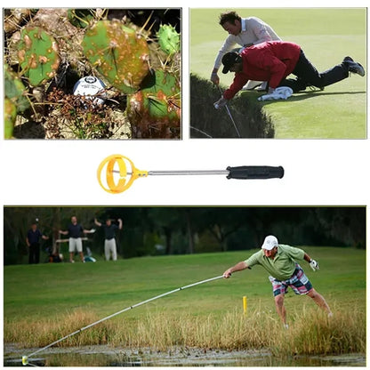 Telescopic with Spring Release Golf Ball Retriever